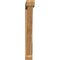 Ekena Millwork Traditional Slat Rough Sawn Bracket w/ Offset Brace, Western Red Cedar, 6"W x 46"D x 46"H BKT0604X46X46TRA06RWR - alternate 2